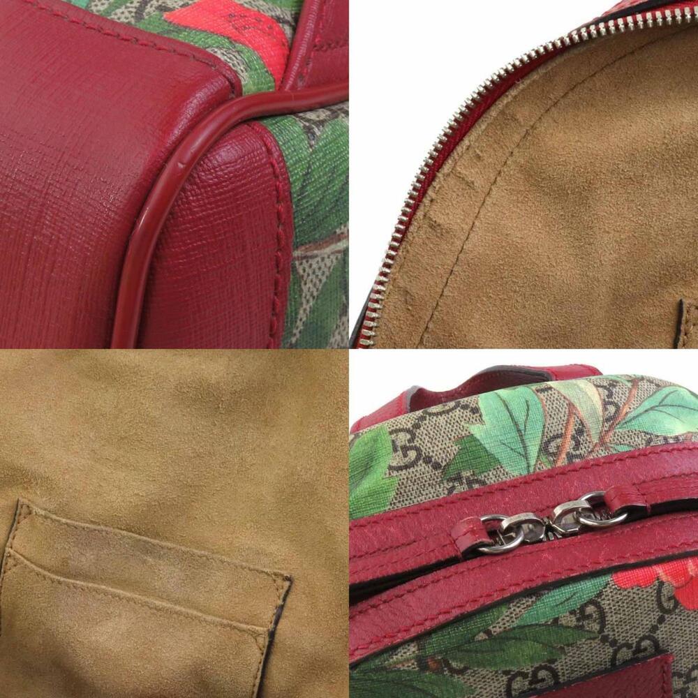 GUCCI Authentic Brown Leather Backpack - Picture 3 of 5